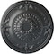 Ekena Millwork Athens Ceiling Medallion (Fits Canopies up to 3 5/8"), Hand-Painted Pewter, 26 1/4"OD x 3 1/4"P CM27ATPES - alternate 1